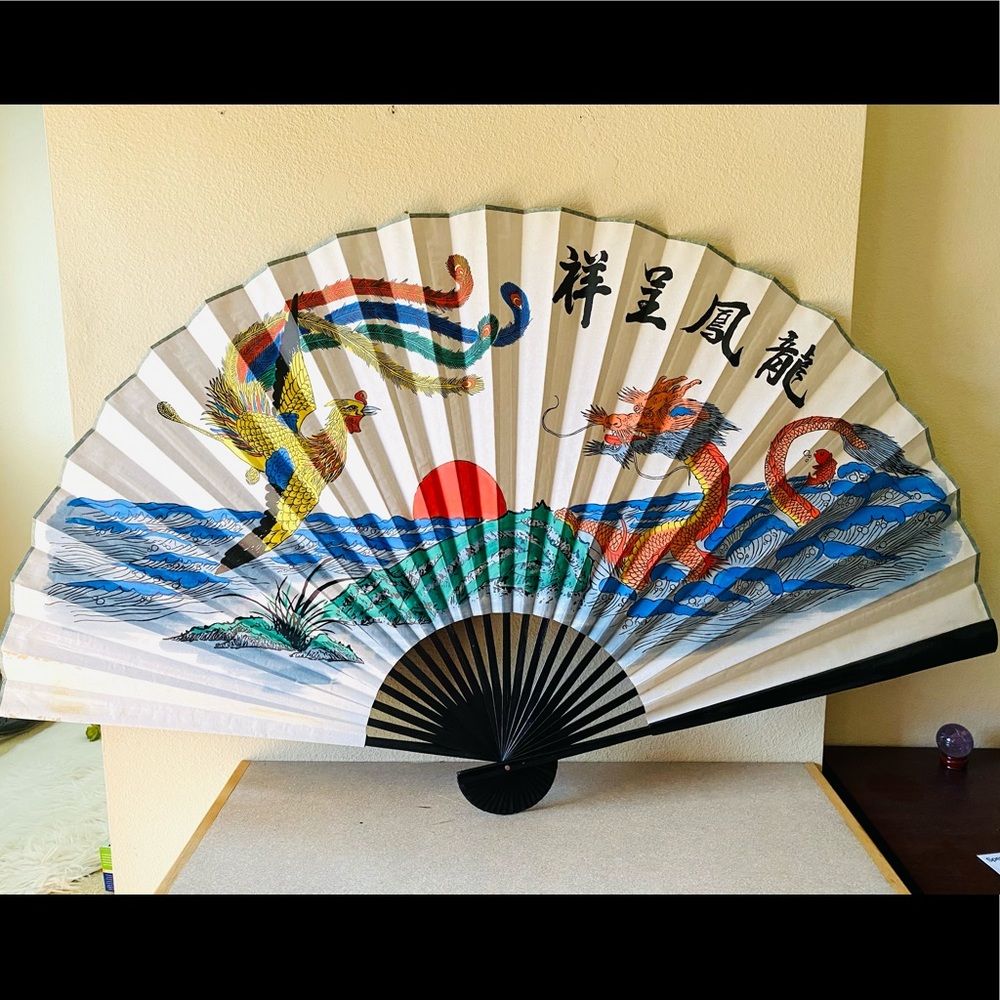 New decorative oriental bamboo fan